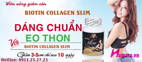 GIẢM CÂN HIỆU QUẢ VỚI Biotin Collagen Slim 
