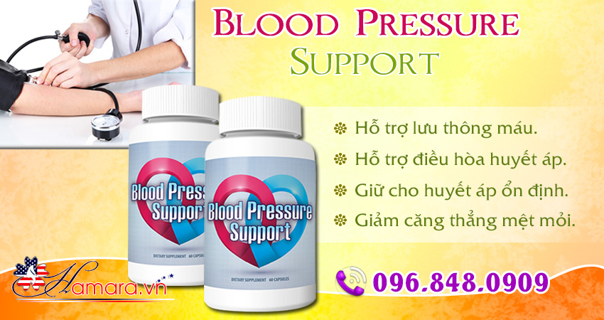 Viên nang hỗ trợ huyết áp Blood Pressure Support 