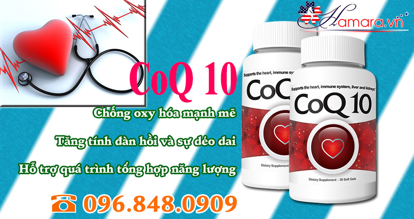CoQ 10 hỗ trợ sức khỏe tim mạch