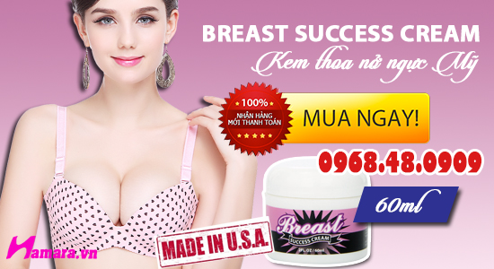 Kem thoa nở ngực Breast Success Cream