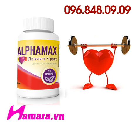 Viên uống giảm cholesterol máu Alphamax