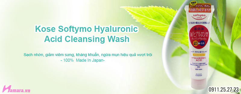 Kose Softymo Hyaluronic Acid Cleansing Wash
