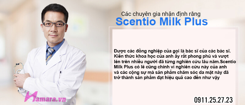 đánh giá chuyên gia về Scentio Milk Plus