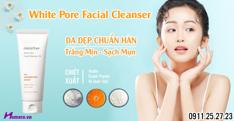 thành phần White Pore Facial Cleanser