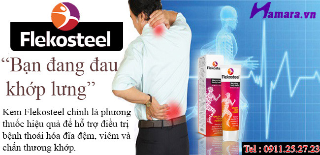 Flekosteel giúp chữa trị các cơn đau