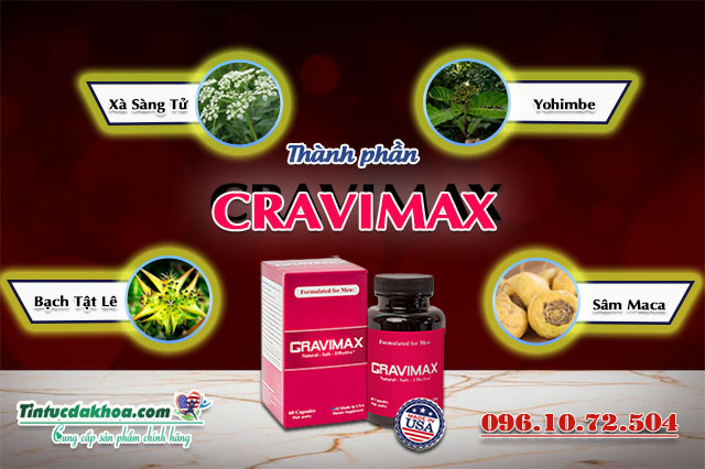thành phần có trong sản phẩm cravimax