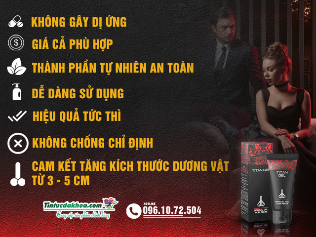 Titan Gel có ưu điểm gì ?