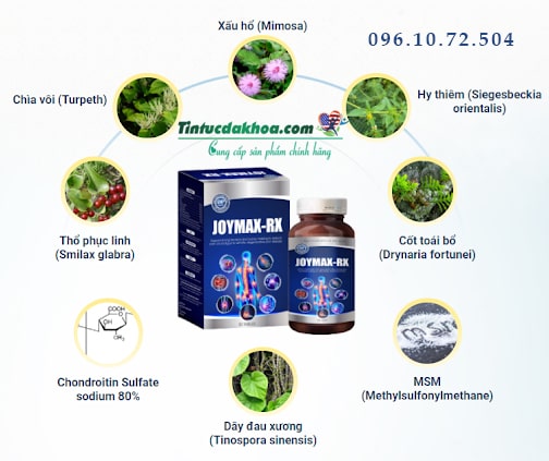 Thành phần của viên khớp Joymax Rx