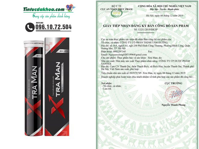 Giấy công bộ Xtraman