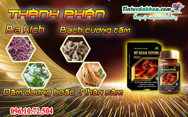 thành phần bổ hoàn dương plus