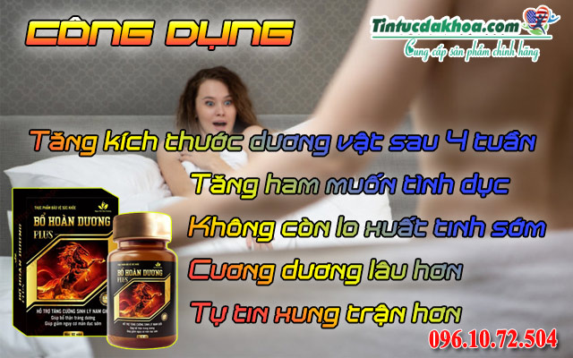 công dụng bổ hoàn dương plus