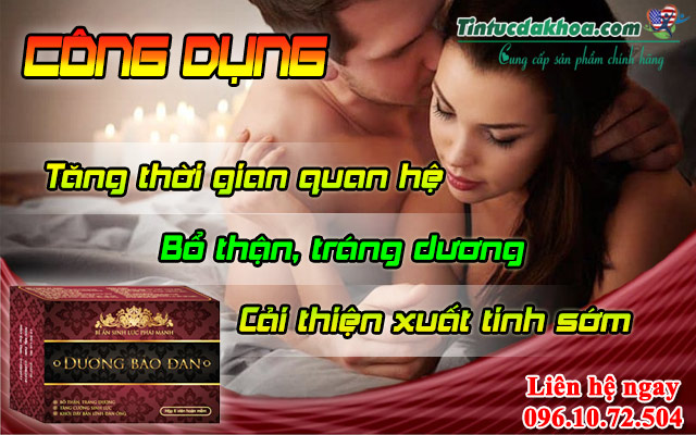 công dụng dương bảo đan