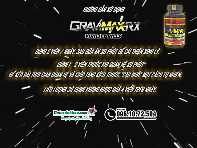 Cách dùng Gravimax RX