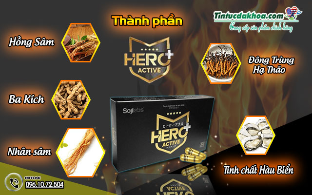 thành phần của hero+ active