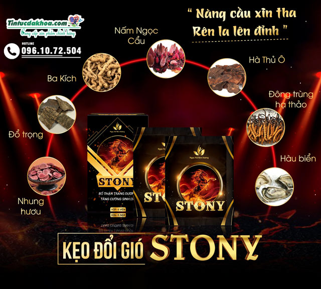 Thành phần của Kẹo Stony
