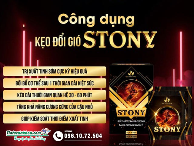 Công dụng của Kẹo Stony