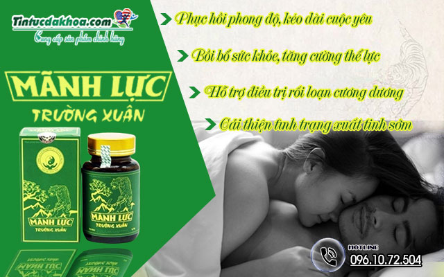công dụng của mãnh lực trường xuân
