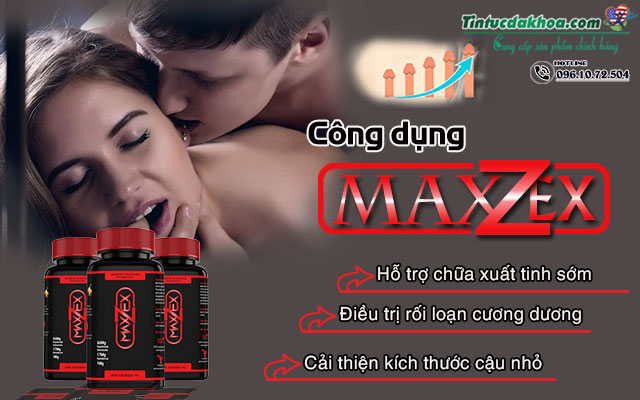 công dụng của maxzex