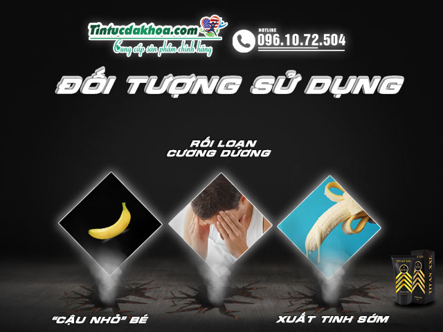 Đối tượng sử dụng Titan XXL