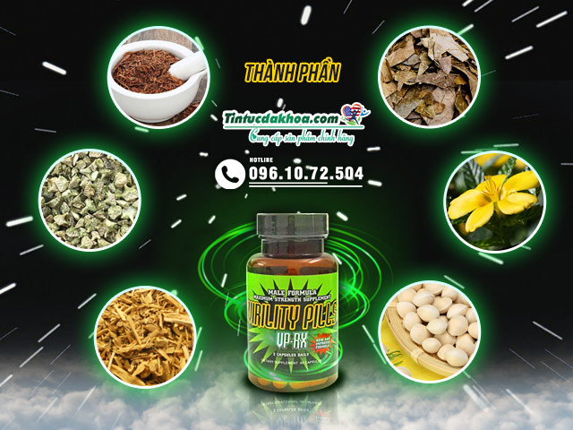 Thành phần của Virility Pills VP-RX