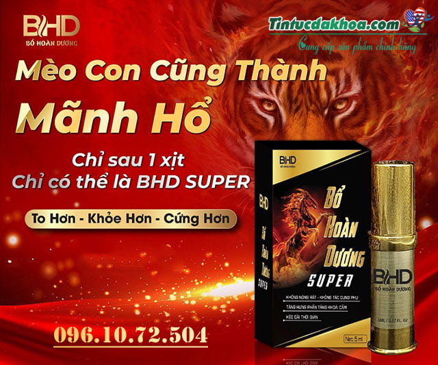 giới thiệu sản phẩm bổ hoàn dương super