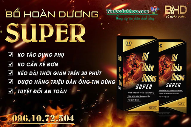 công dụng bổ hoàn dương super