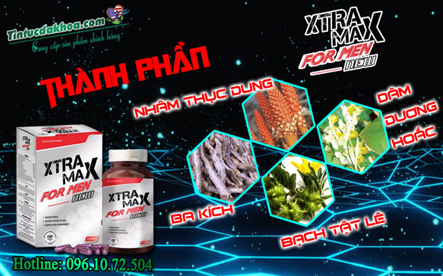 thành phần xtramax for men