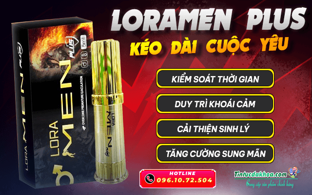 xịt loramen plus - kéo dài cuộc yêu